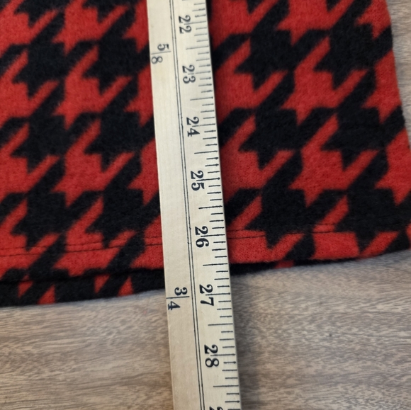 Bibi Flannel Plaid Tunic 1/4 Zip Top Exposed Stitching NWOT Small Oversized - Picture 7 of 12